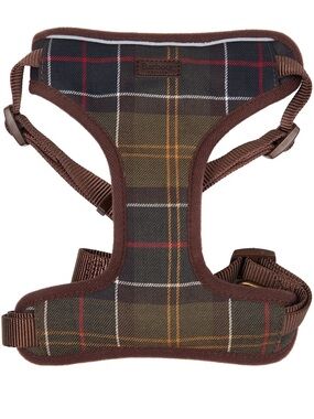Barbour Tartan Travel and Exercise Harness Classic Tartan Size Large